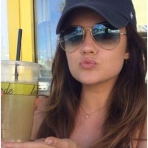 Ray Ban Gold Blue Gradient Aviator sunglasses 58mm